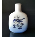 Vase with bluetit, Royal Copenhagen no. 4880