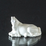 Lille hvid Hest, Royal Copenhagen figur nr. 4882