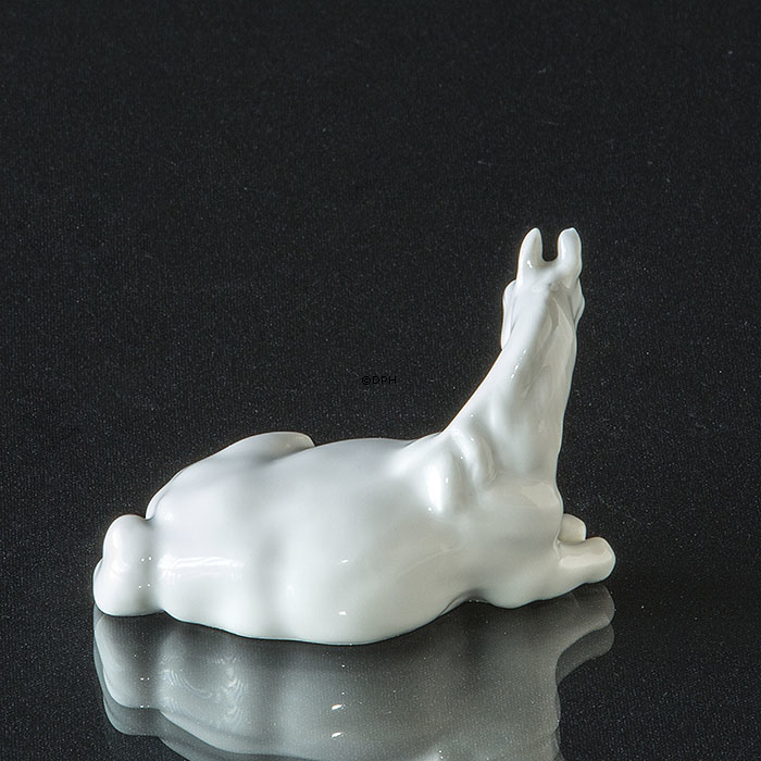 Lille hvid Hest, Royal Copenhagen figur nr. 4882