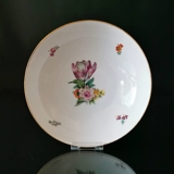 Royal Copenhagen Saksisk Blomst glat skål nr. 493/9024
