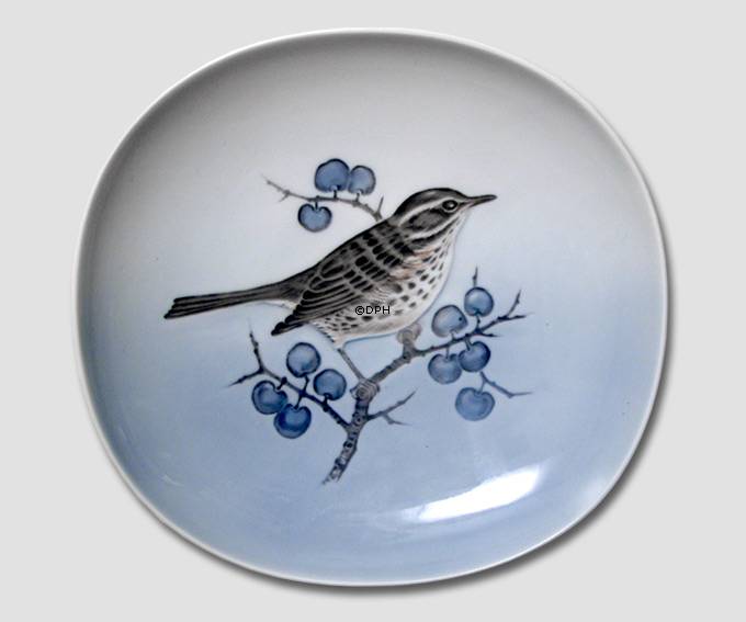Platte med Fugl og Blåbær Royal Copenhagen nr. 4935
