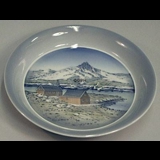 Bowl with House in Greenland, Royal Copenhagen no. 4939