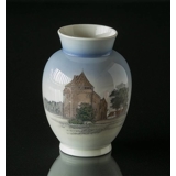 Vase with Danish Castle, Royal Copenhagen No. 4949