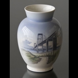 Vase with the New Little Belt Bridge, Royal Copenhagen no. 4950