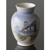 Vase with the New Little Belt Bridge, Royal Copenhagen no. 4950