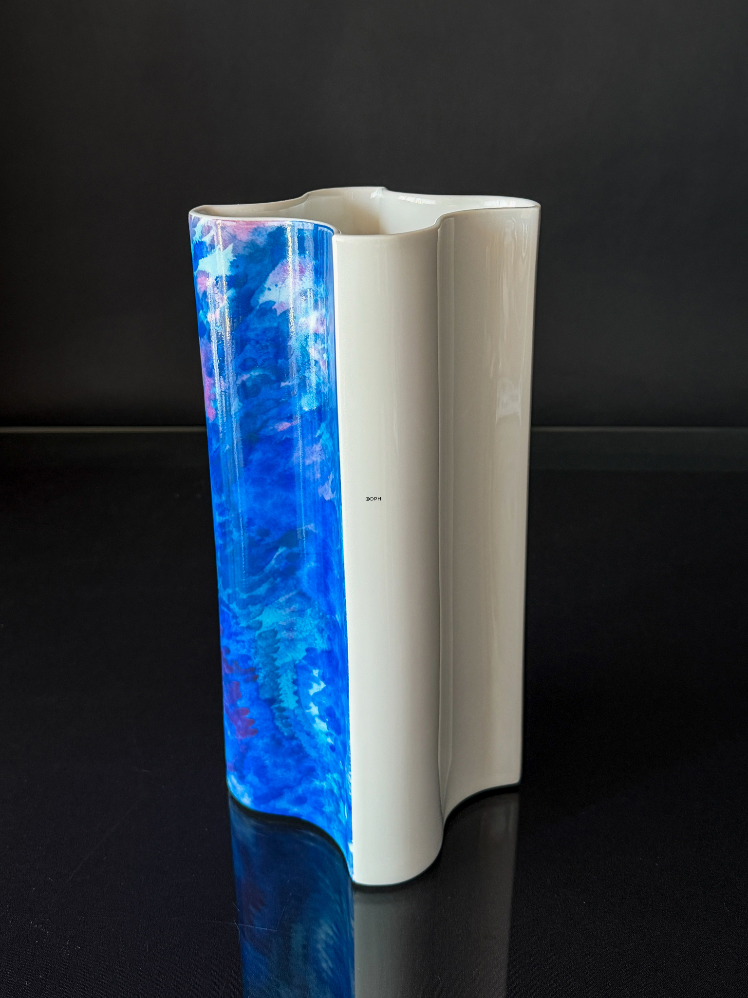 Royal Copenhagen vase, Ocean nr. 513-213-5837 Moderne, Grethe Meyer Design