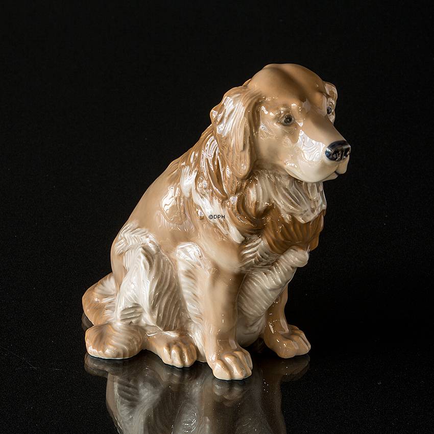 Golden Retriever, Royal Copenhagen hunde figur nr. 5136