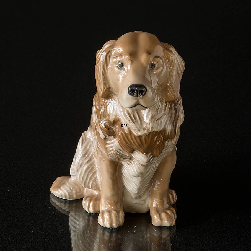 Golden Retriever, Royal Copenhagen hunde figur nr. 5136