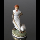 Lille Gåsepige, Overglasur, Royal Copenhagen figur nr. 528