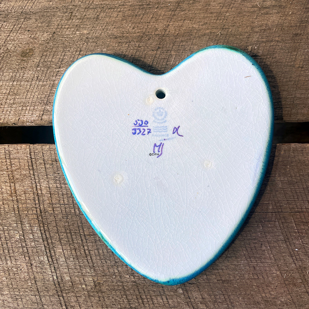 Royal Copenhagen Tenera, hjerteformet ophæng, designet af Marianne Johanson 530-3327