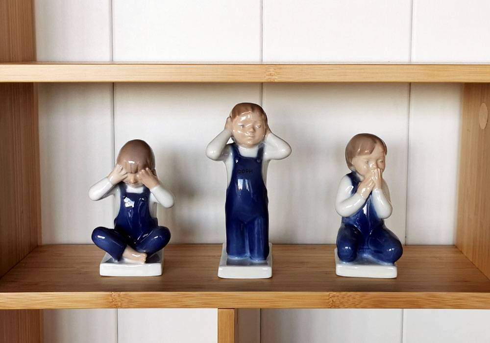Ikke Se, Royal Copenhagen figur af barn nr. 5460