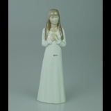 Lucy, 21cm Konfirmandin mit weißem Kleid Nr. 5605