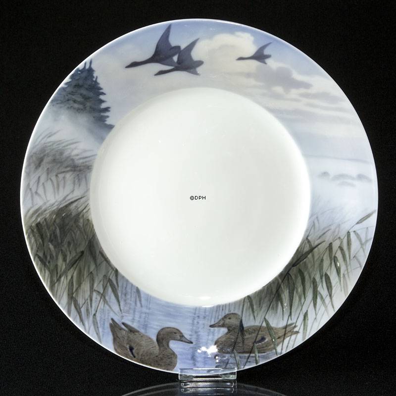 Tallerken Art Nouveau, Landskab og ænder, Royal Copenhagen nr. 564 (1889-1992)