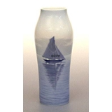 Vase with Sailingship, Royal Copenhagen no. 579-232