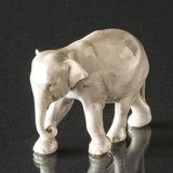 Stående elefant, Lille Royal Copenhagen figur nr. 599 (1894-1922) REPARERET v/øre