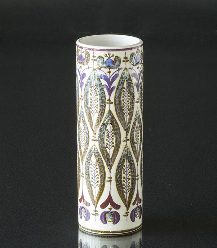 Fajance vase, Aluminia / Royal Copenhagen nr. 606-3409