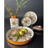 Baca Stoneware bowl with plant pattern, Royal Copenhagen No. 635-3290