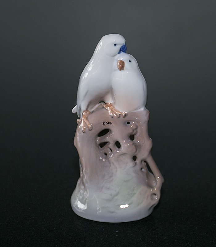 Papegøjer, Royal Copenhagen fugle figur nr. 649