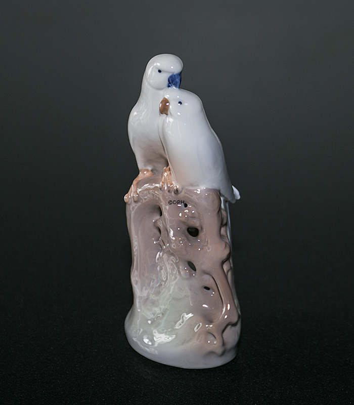Papegøjer, Royal Copenhagen fugle figur nr. 649