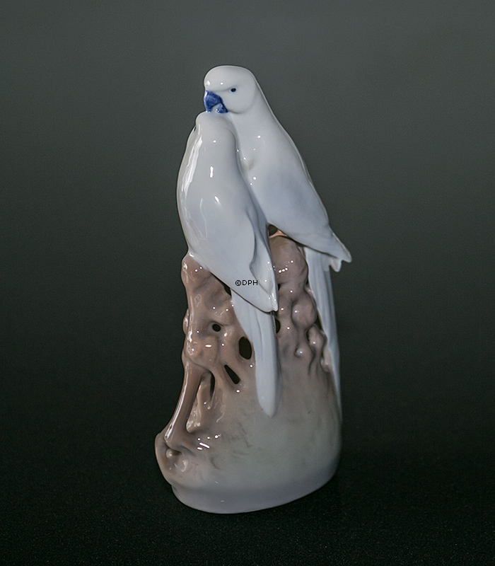Papegøjer, Royal Copenhagen fugle figur nr. 649