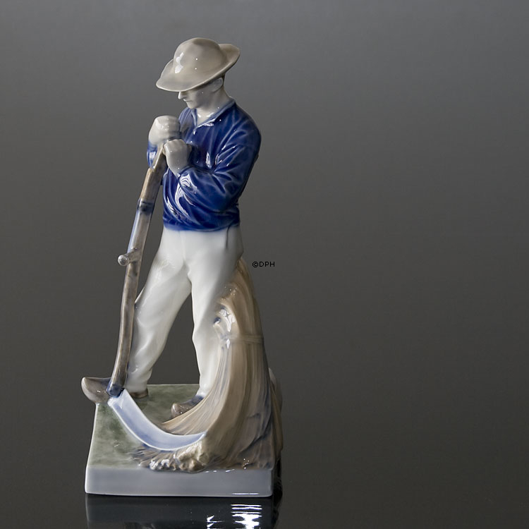 Mand med le, Royal Copenhagen figur nr. 685