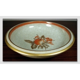 Fad med fersken, krakkeleret, Royal Copenhagen nr. 704-3606