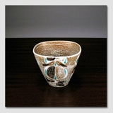 Fajance vase af Nils Thorssen, Royal Copenhagen nr. 721-3316