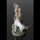 Faun on Goat, Royal Copenhagen figurine no. 737
