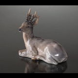Deer lying down, Royal Copenhagen figurine No. 756
