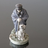 Shepherd boy with Dog, friendship, Royal Copenhagen figurine No. 782