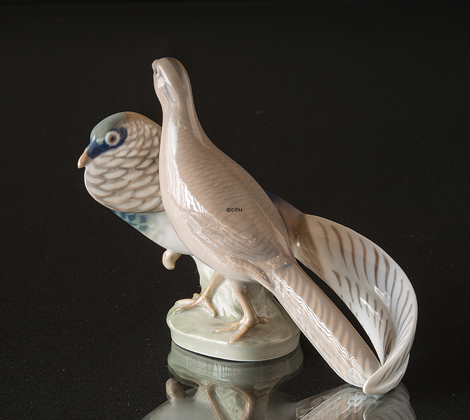 To Fasaner, Royal Copenhagen figur nr. 862