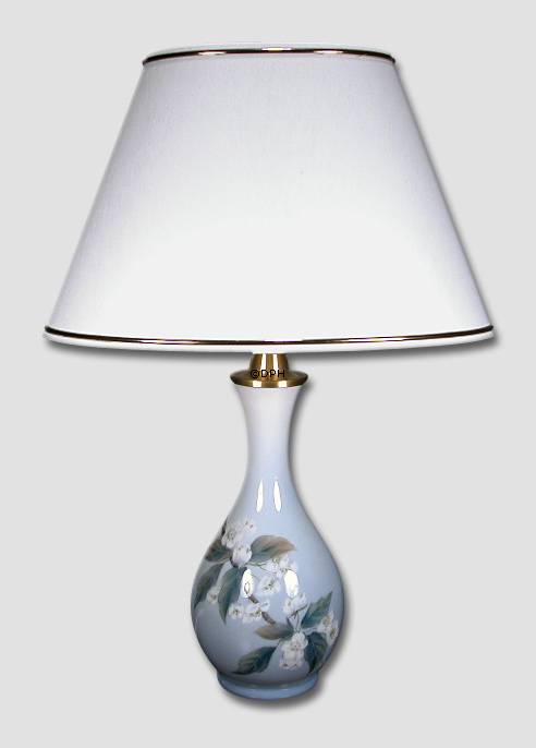 Bordlampe med Kirsebærgren uden lampeskærm, Royal Copenhagen nr. 863-51