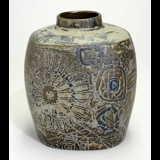 Faience vase by Nils Thorssen, Royal Copenhagen No. 870-3751