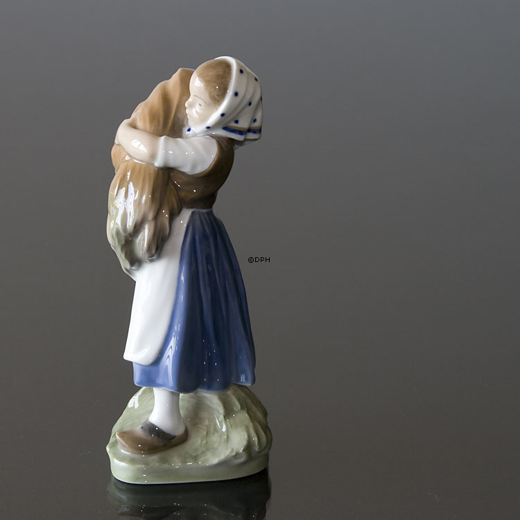 Pige med neg, Royal Copenhagen figur nr. 908