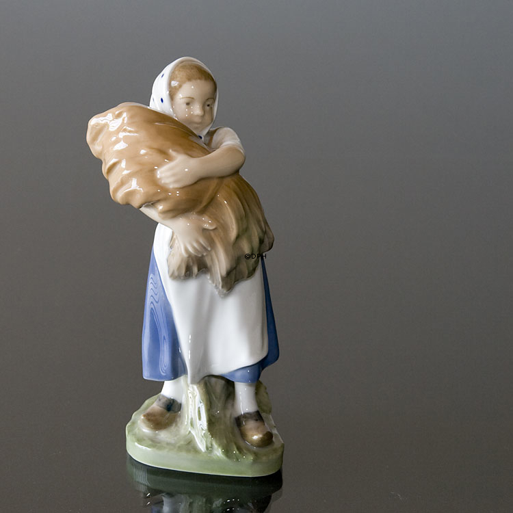 Pige med neg, Royal Copenhagen figur nr. 908