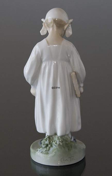 Pige med bog, Royal Copenhagen figur nr. 922