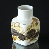 Faience vase with flower motif by Ellen Malmer, Royal Copenhagen No.962-3361