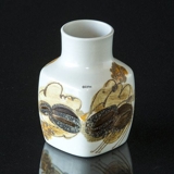 Faience vase with flower motif by Ellen Malmer, Royal Copenhagen No.962-3361