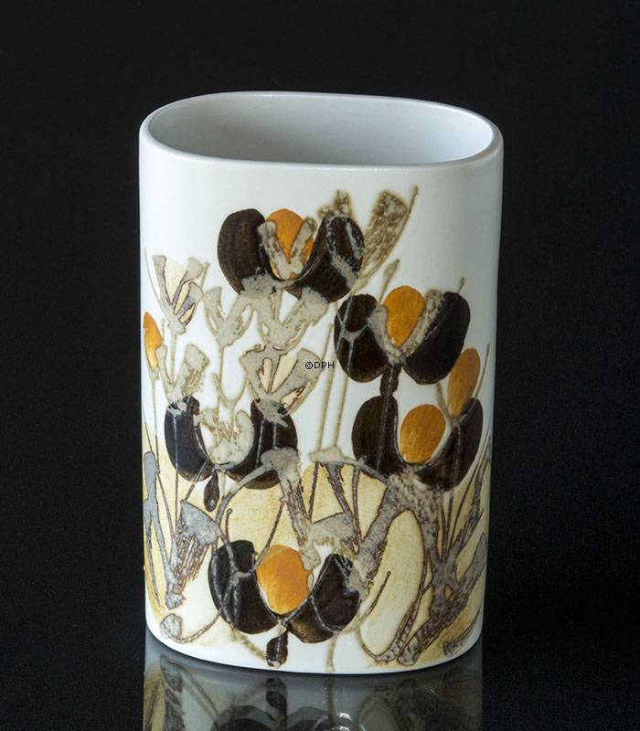 Fajance Siena vase af Ellen Malmer, Royal Copenhagen nr. 962-3740