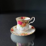 Royal Albert Old Country Roses Coffee Cup, diameter: Saucer 12,5 cm / Cup 7,5 cm