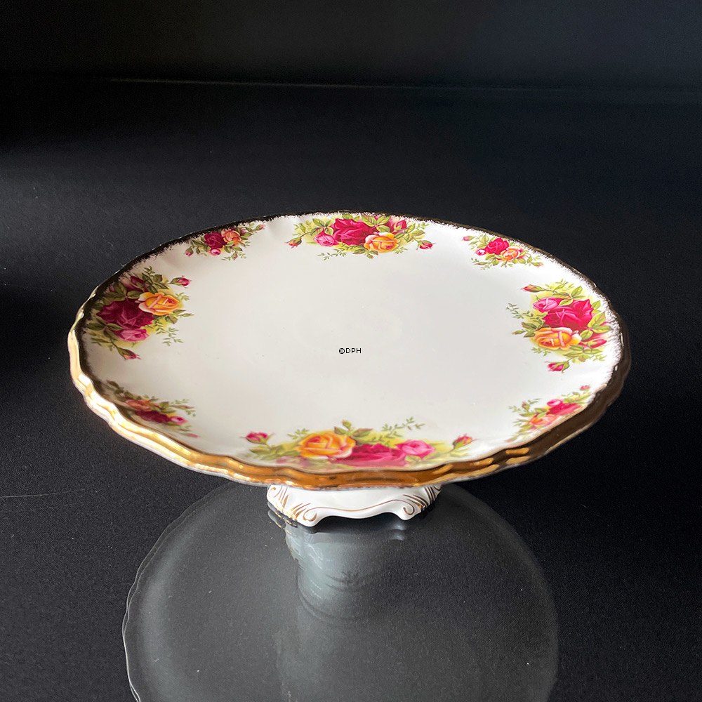 Royal Albert Old Country Roses opsats, kagefad på fod