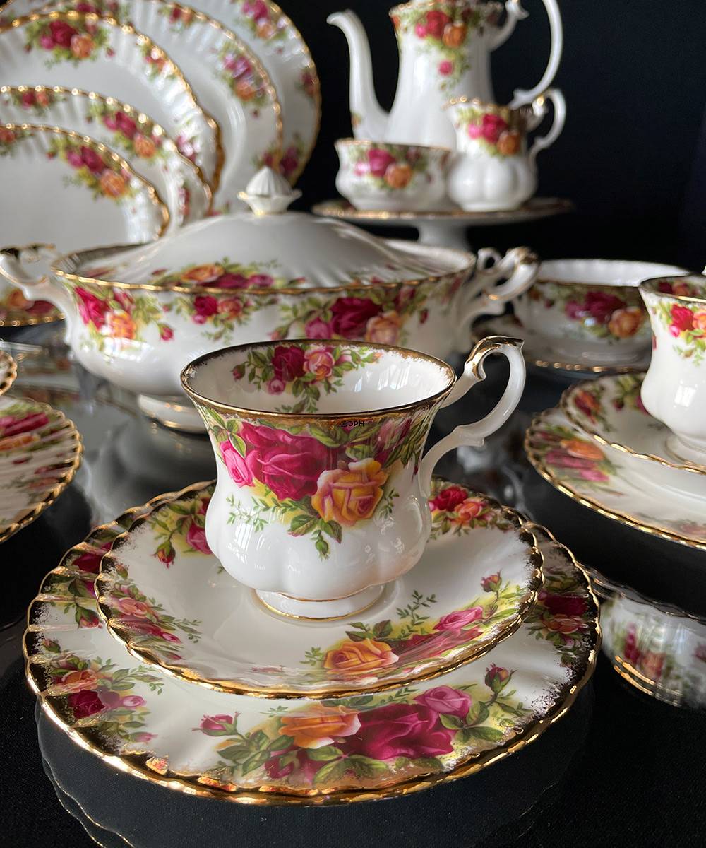 Royal Albert Old Country Roses kagetallerken, diameter: 16 cm