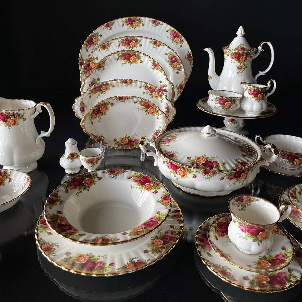 Royal Albert Old Country Roses dyb tallerken, diameter: 21 cm