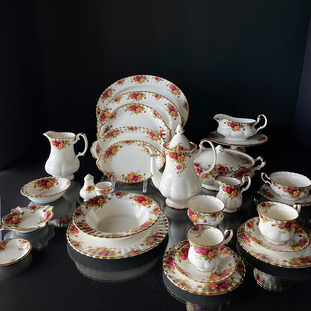 Royal Albert Old Country Roses dyb tallerken, diameter: 21 cm