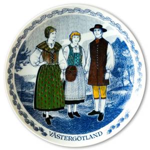 Svenske Folkedragter Nr. 6 Västergötland | År 1977 | Nr. RAFD06 | DPH Trading