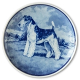 Ravn dog plate no. 23, Wire Fox Terrier