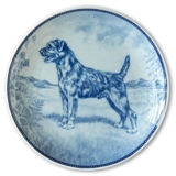 Ravn dog plate no. 39, Border Terrier