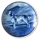 Ravn dog plate no. 44, English Setter