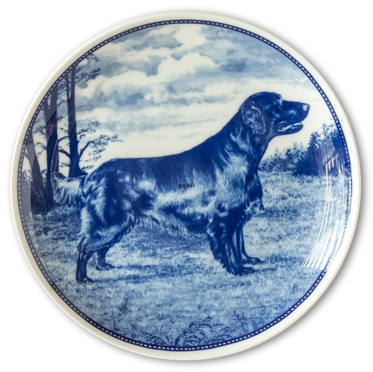 Ravn hundeplatte nr. 51, Flat-Coated Retriever