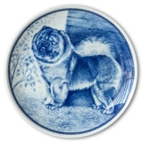 Ravn dog plate no. 95, Chow Chow